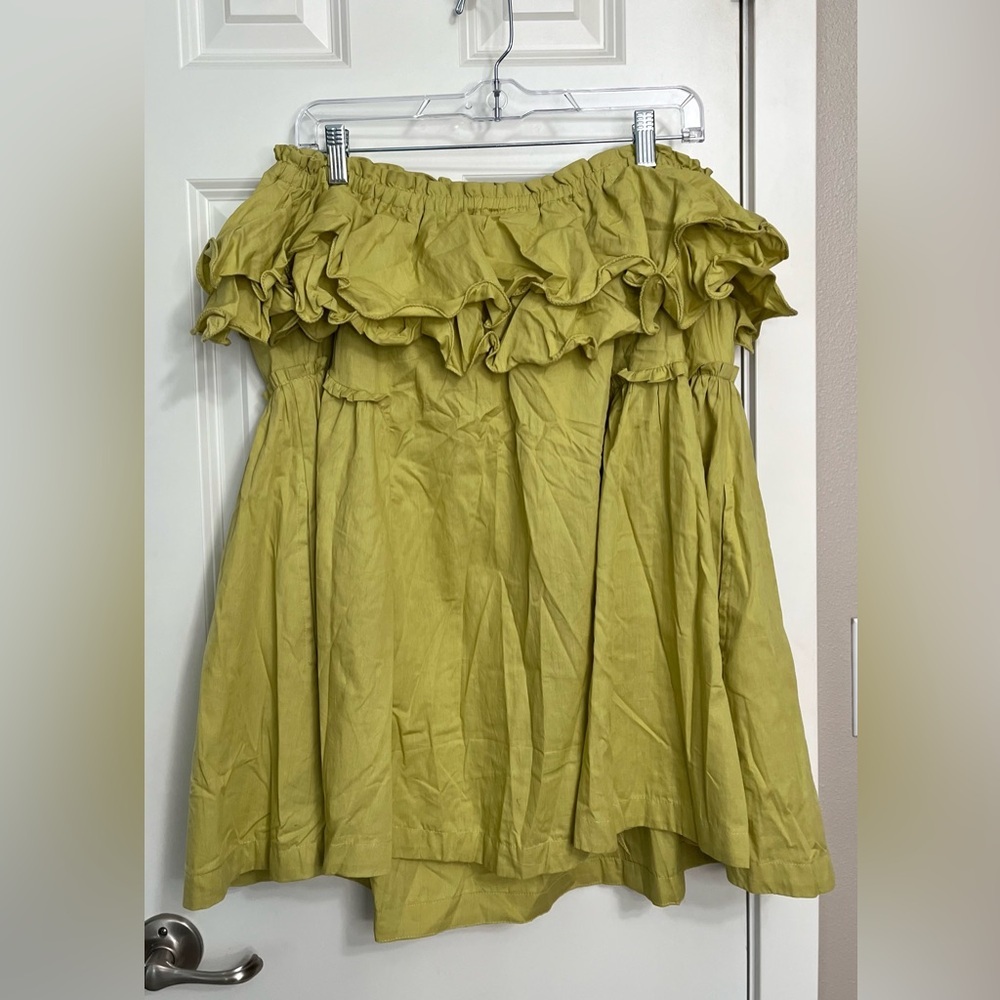 Free People Free-est Have A Thing For You Mini Dress in Palm Leaf NWT
